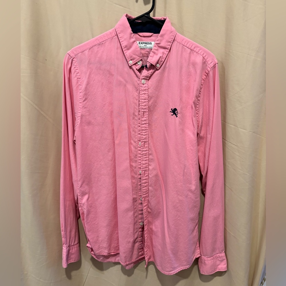 Express Pink Button-Down Shirt